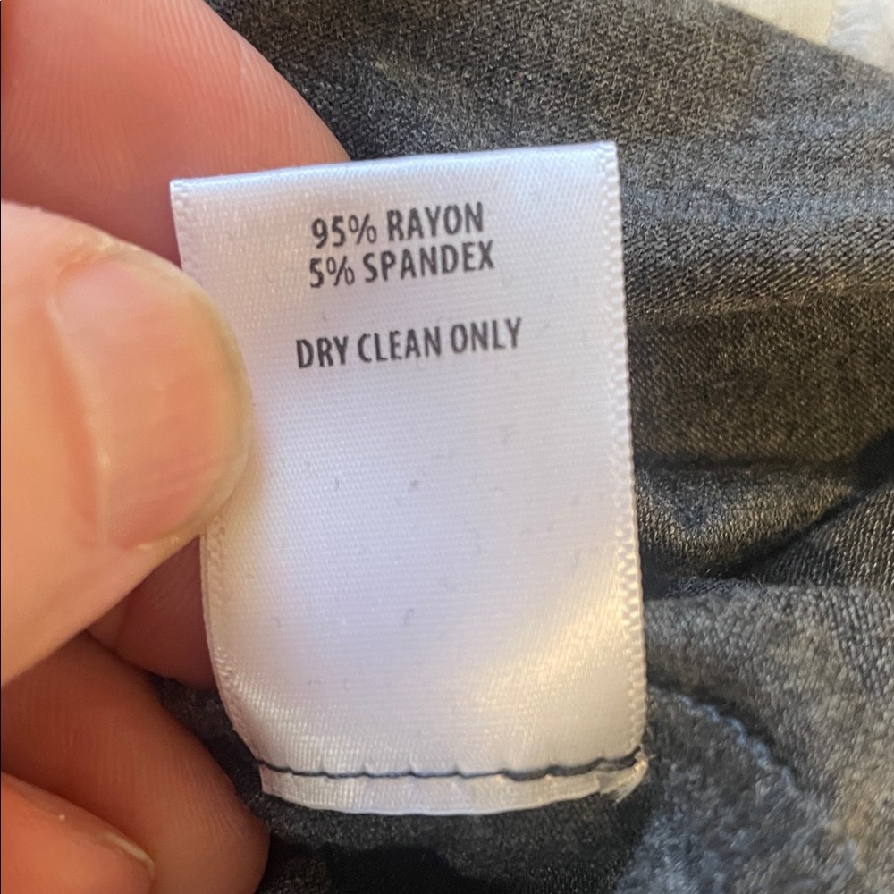 Bailey 44 Charcoal Tank with White Lace-Up Detail boutique nwt large - Picture 10 of 10